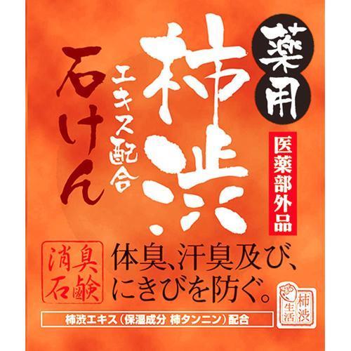 薬用 柿渋エキス配合石けん(100g*20個セット)[石鹸] 薬用 柿渋エキス配合石けん ( 100g*20個セット )/ 薬用柿渋 : 爽快
