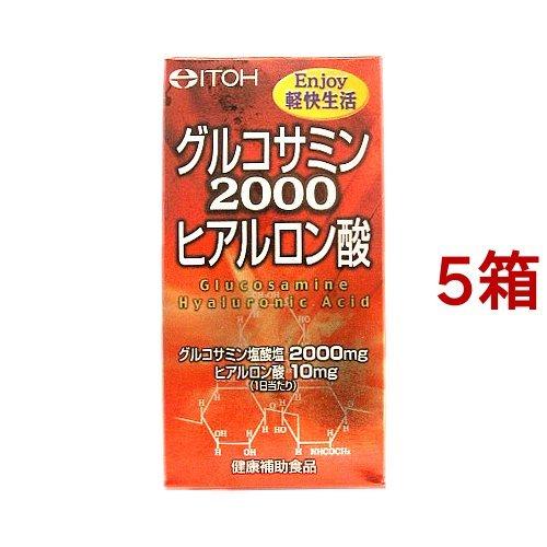 Enjoy軽快生活 グルコサミン2000 ヒアルロン酸 ( 約360粒入*5箱