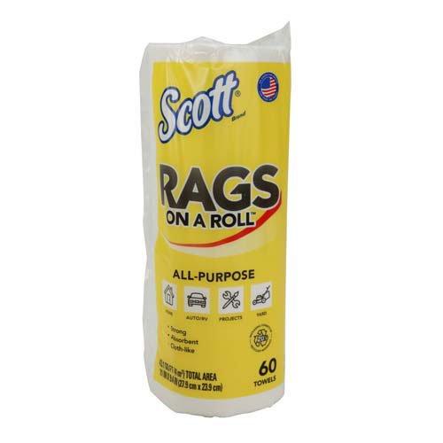 SCOTT Rags ホワイトロール 60カット 65850 ( 1個 )/ SCOTT(スコット