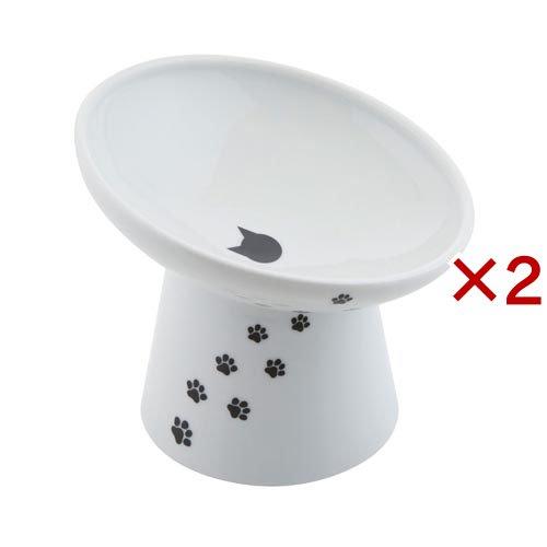 猫用 脚付にゃにゃめフードボウル ハイタイプ ( 2個セット )/ 猫壱