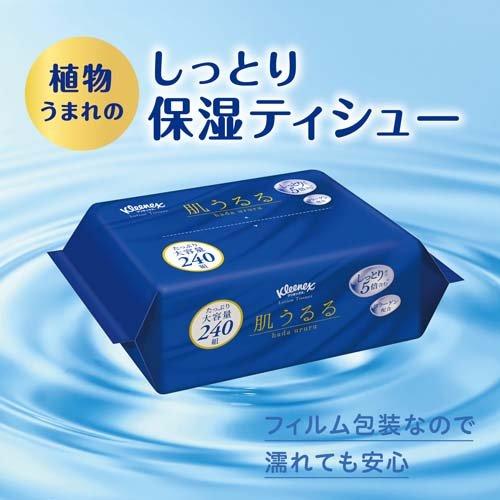 クリネックス ローション ティッシュ 肌うるる ソフトパック 保湿