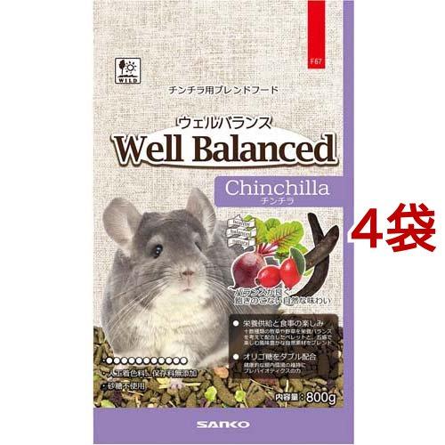 ウェルバランス チンチラフード ( 800g×4袋セット ) : 爽快ドラッグ
