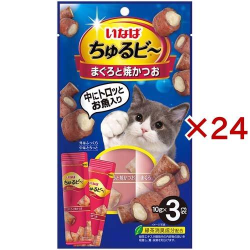 いなば ちゅるビ〜 まぐろと焼かつお ( 3袋入×24セット(1袋10g