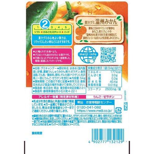 訳あり)果汁グミ 温州みかん ( 54g*120袋セット )/ 果汁グミ : 爽快