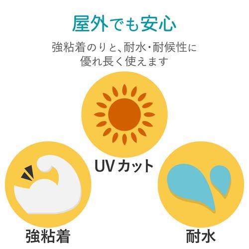 エレコム ラミネートシール／防水・UVカット／ハガキ 透明 EDT-STHUVF5 ( 5枚入*5個セット )/ エレコム(ELECOM)｜soukai｜03