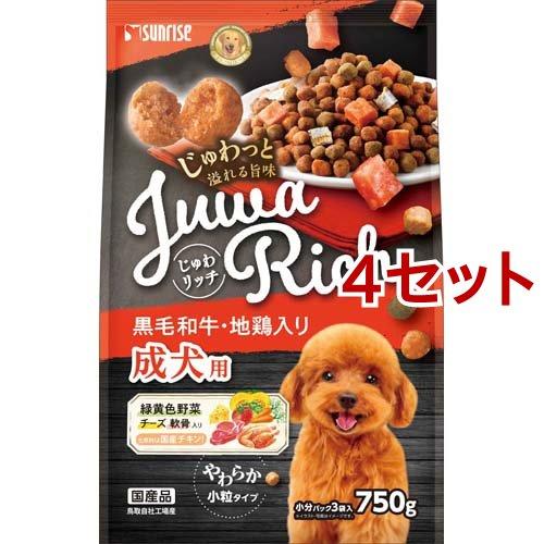 じゅわリッチ 黒毛和牛・地鶏入り ( 750g*4セット ) | 