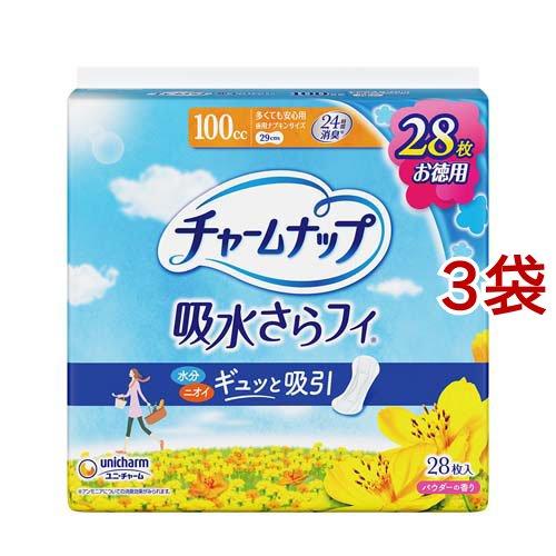 m-9【30cc】チャームナップ 吸水さらフィ 22枚入×24 チャームナップ 吸水さらフィ 多くても安心用 羽なし 100cc 29cm ( 28