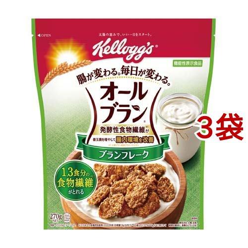 ケロッグ オールブラン ブランフレーク ( 270g*3袋セット )/ 小麦