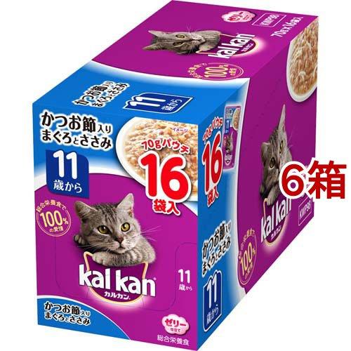 カルカン パウチ 11歳から かつお節入りまぐろとささみ ( 70g*16 カルカン パウチ 11歳から かつお節入りまぐろとささみ ( 70g*16