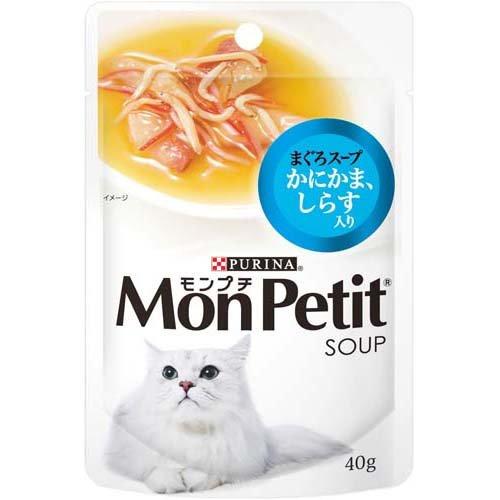 モンプチ パウチ スープ まぐろかにかま具だくさんスープしらす ( 40g