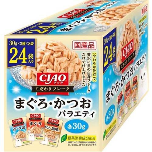 CIAO こだわりフレーク まぐろ・かつおバラエティ ( 30g*24袋入*2箱