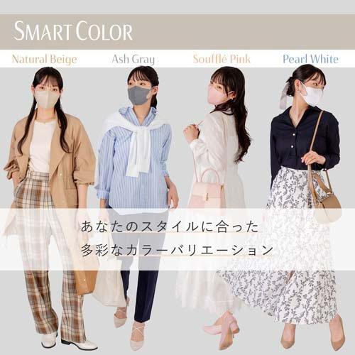 超快適 SMARTCOLOR PearlWhite ふつう 不織布マスク ( 20枚入×2セット )/ 超快適マスク｜soukai｜05