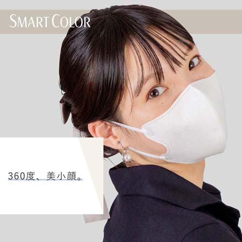 超快適 SMARTCOLOR PearlWhite ふつう 不織布マスク ( 20枚入×3セット )/ 超快適マスク｜soukai｜02