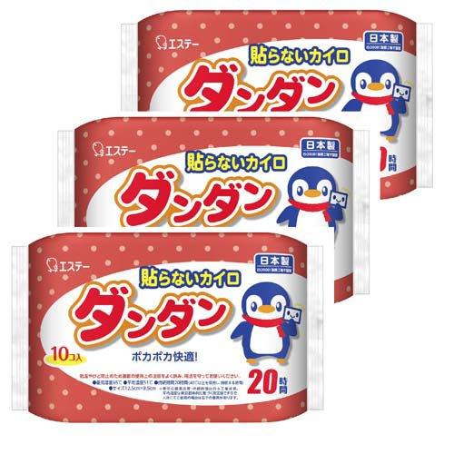 貼らないダンダン はらないカイロ レギュラー 日本製 ( 10個入×3セット