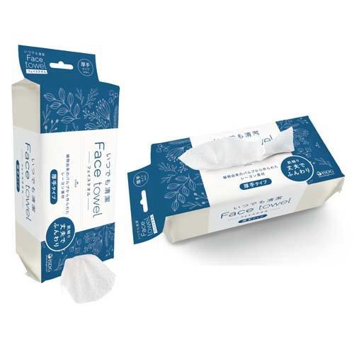 いつでも清潔Face towel 厚手タイプ ( 80枚入×4セット )/ 医食同源