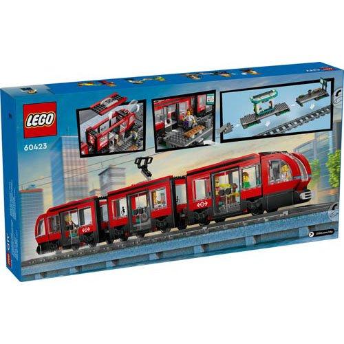レゴ(LEGO) シティ ダウンタウン路面電車と停留所 60423 ( 1個