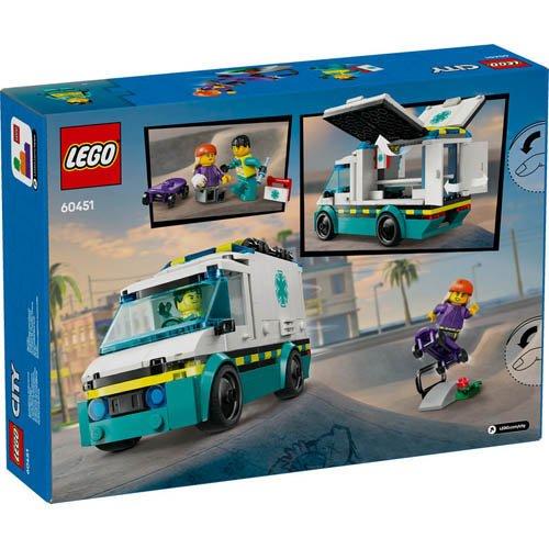 碧い月① レゴ(LEGO) シティ きゅうきゅう車 60451 ( 1個 )/ おもちゃ 玩具
