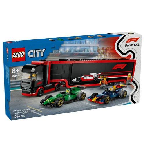 レゴ(LEGO) シティ F1(R) RB20 ＆ AMR24 レースカーとF1(R)トラック