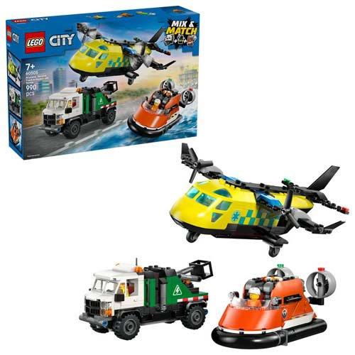 新品未使用タグ付き レゴ LEGO シティ 飛行機・整備用トラック・ホバークラフト コンボ