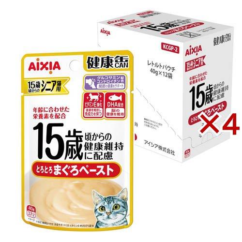 健康缶パウチ 15歳からのとろとろまぐろペースト ( 12袋入×4
