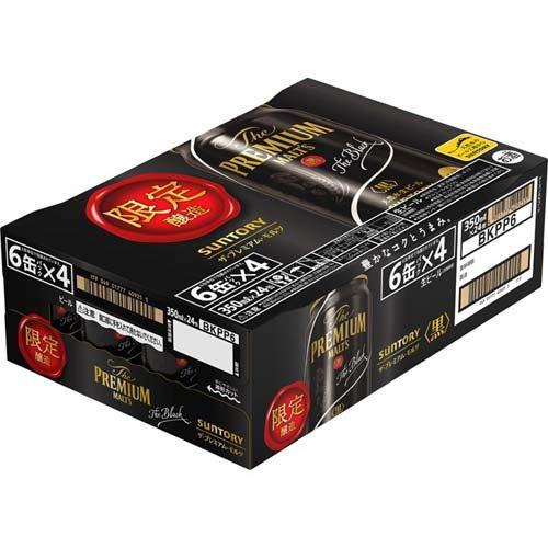 黒ラベル　350ml ２４本　プレモル　350ml ２４本 サントリー ビール ザ・プレミアム・モルツ 黒 ( 24本×2セット(1本