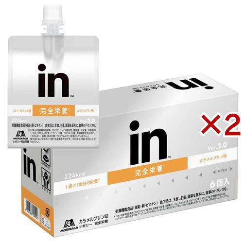 森永製菓 inゼリー 完全栄養 カラメルプリン味 ( 6個×2セット(1個180g