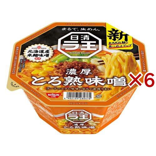 日清ラ王 とろ熟味噌 ( 118g×6セット )/ : 爽快ドラッグ - 通販