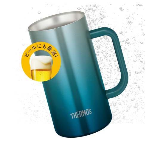 サーモス 真空断熱ジョッキ 720ml ブルーグリーン JDK-721C BLGR ( 2セット )/ サーモス(THERMOS)の画像