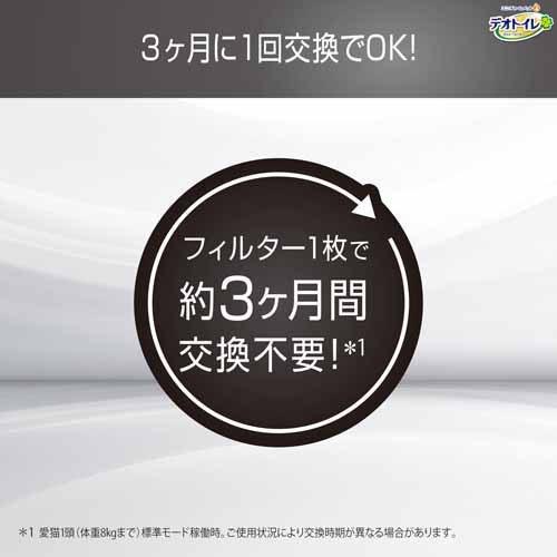 デオトイレ 脱臭ファン＋専用 取替フィルター ( 3セット )/ デオトイレ