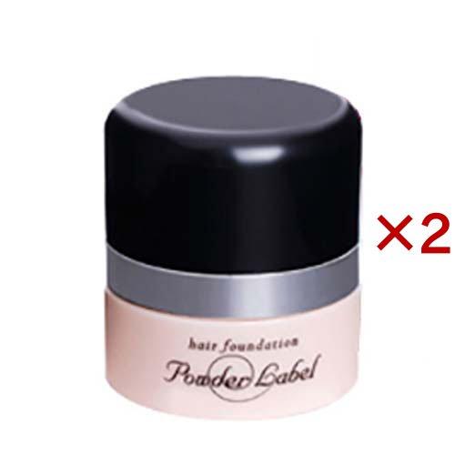 パウダーレーベル ナチュラルブラック ヘアファンデーション ( 4g×2