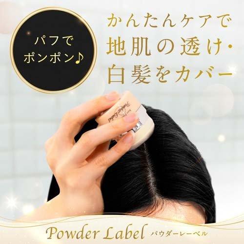 ★新品★パウダーレーベル ヘアファンデーション ナチュラルブラック 7点セット パウダーレーベル ナチュラルブラック ヘアファンデーション ( 4g×2