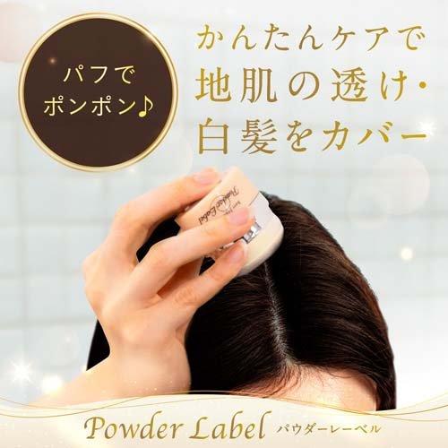 アース製薬 ヘアレーベル ダークブラウン 12個セット頭皮用ファンデ パウダーレーベル ダークブラウン ヘアファンデーション ( 4g×4セット