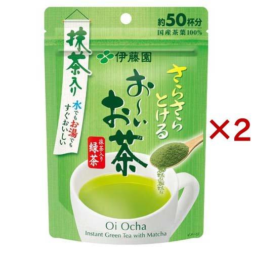 伊藤園 おーいお茶 さらさら 抹茶入り緑茶 粉末 チャック付き袋タイプ