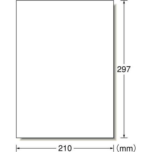 エーワン ラベルシール PPC コピー ラベル 1面 ノーカット 210×297mm 28762 ( 500シート×2セット )/ エーワン_1