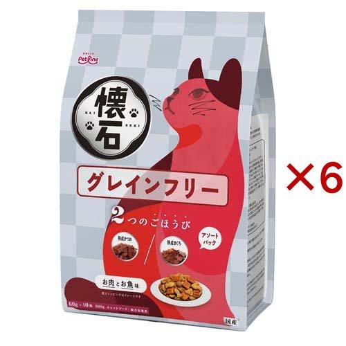 懐石 2つのごほうび グレインフリー 猫用 ( 600g×6セット )/ : 爽快