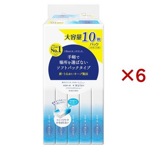 エリエール +Water ソフトパック 120組 ( 10パック×6セット )/ : 爽快