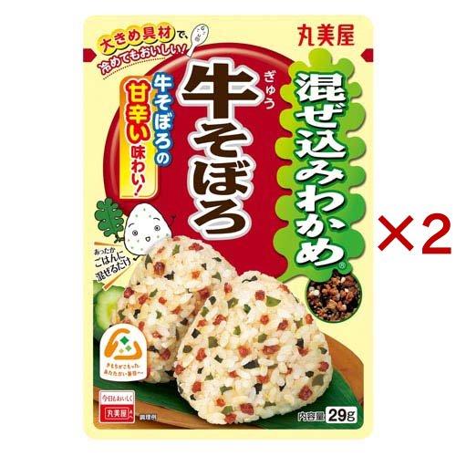 混ぜ込みわかめ 牛そぼろ ( 29g×2セット )/ 丸美屋 : 爽快ドラッグ