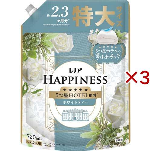 レノア ハピネス 夢ふわタッチ 柔軟剤 ホワイトティー 詰め替え 特大