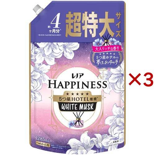 レノア ハピネス 夢ふわタッチ 柔軟剤 ホワイトムスク 詰め替え 超特大