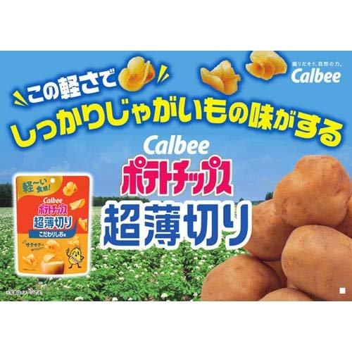 契約神ヘラデッキ　　うすしおポテチ ポテトチップス超薄切りこだわりしお味 ( 40g×12セット ) : 爽快