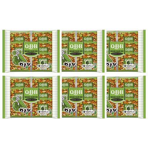 わさび豆ミックス ( 6袋入×6セット(1袋18g) )/ QBB ナッツ おつまみ