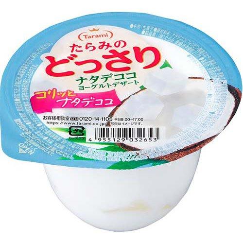 たらみのどっさり ゼリー ナタデココヨーグルトデザート ( 6個入×3
