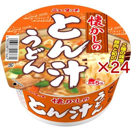 懐かしのとん汁うどん ( 12個入×2セット )/ ニュータッチ : 爽快