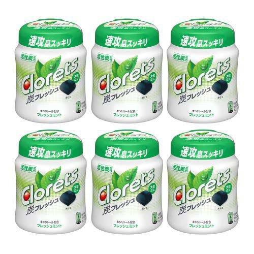 クロレッツ炭フレッシュ フレッシュミント ボトル ( 112g×6セット