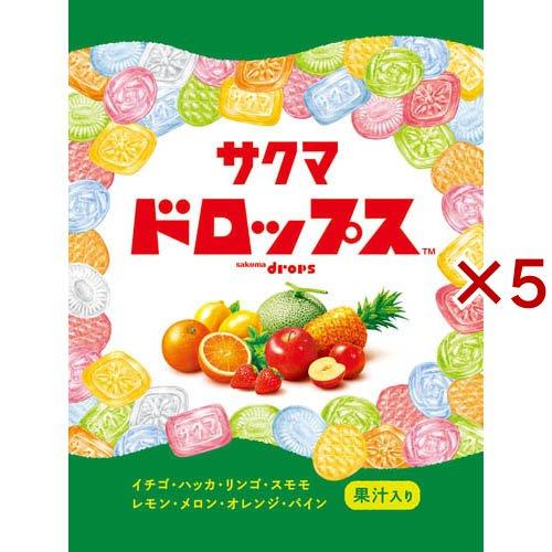 サクマ 袋入りドロップス ( 105g×5セット )/ : 爽快ドラッグ - 通販