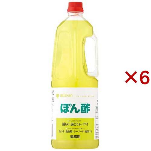ミツカン ぽん酢 ( 1.8L×6セット ) 業務用 大容量 白ぽん酢 ポン酢