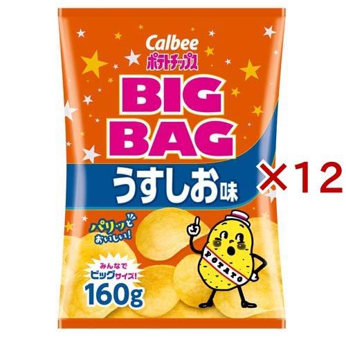 カルビーポテトチップス ビッグバッグ うすしお味 ( 160g×12セット