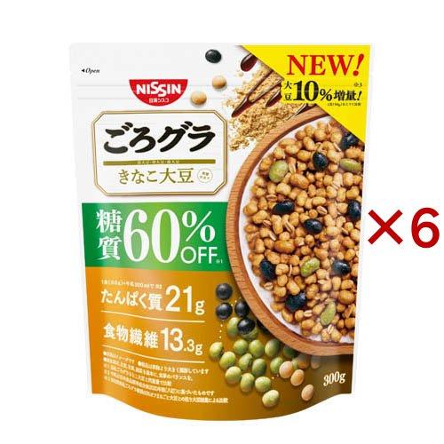 ごろグラ糖質60％オフ きなこ大豆 ( 300g×6セット )/ ごろっと