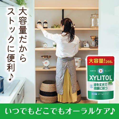 キシリトールガム ライムミント 大容量パウチ ( 266g×2セット ) : 爽快