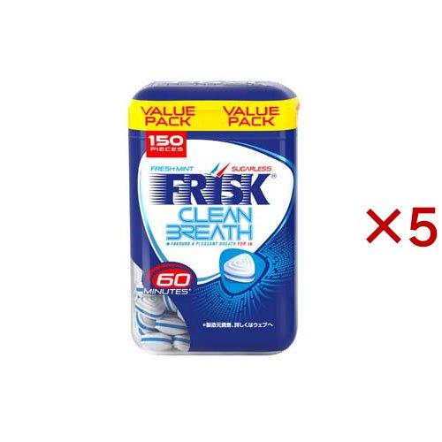 フリスク クリーンブレス フレッシュミント ボトル ( 105g×5セット